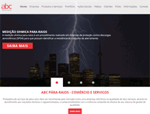 Tablet Screenshot of abcpararaios.com.br